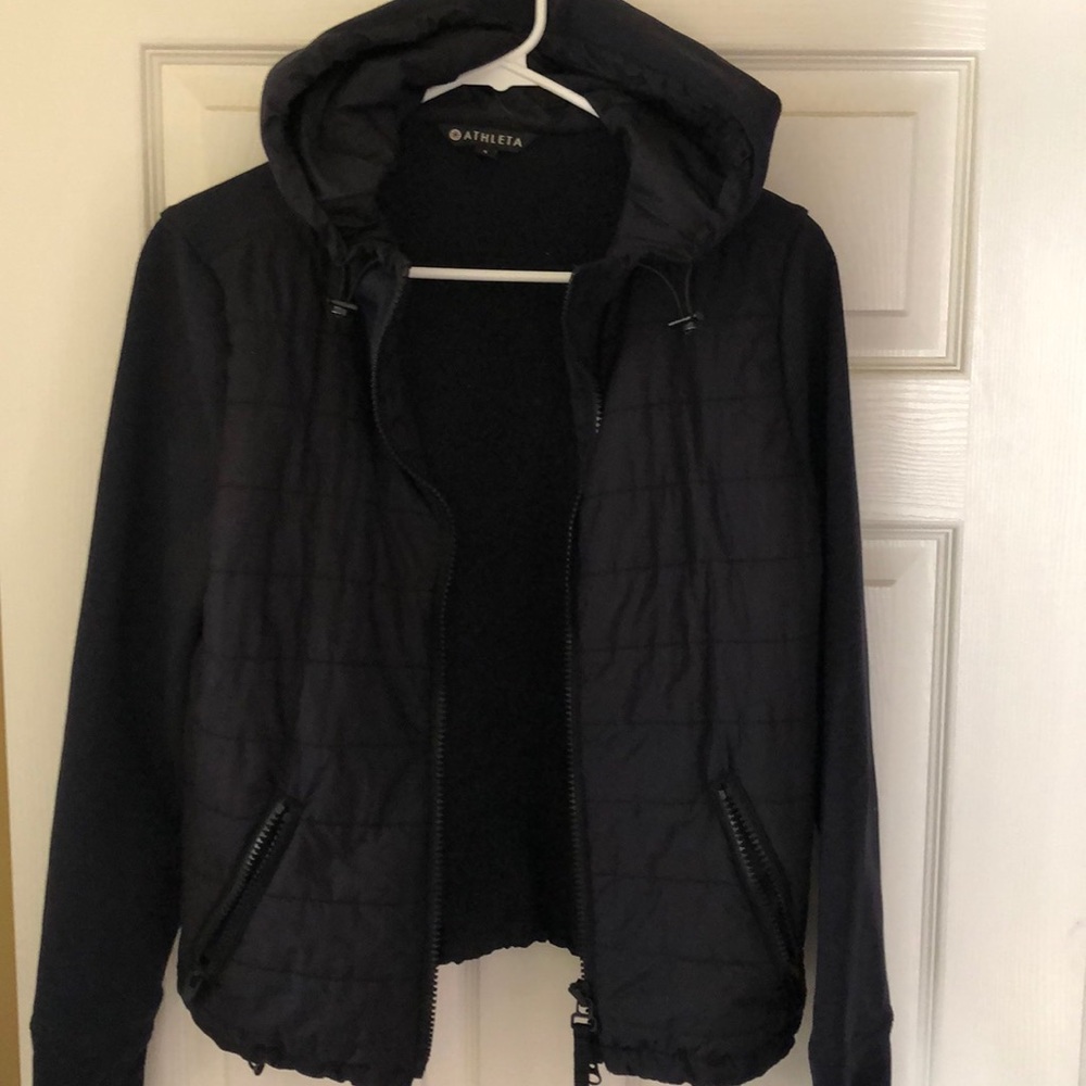 Althleta navy bomber jacket